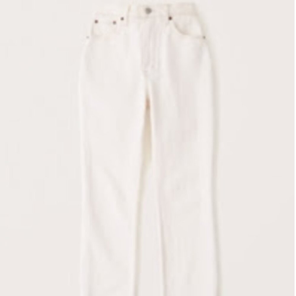 Abercrombie Curve Love Ultra High Rise 90s Straight Jean